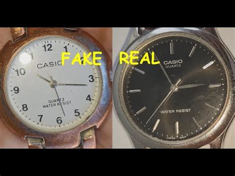 how can i tell if my casio watch is fake|casio watch lookup.